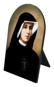 Saint Faustina Arched Desk Plaque Saint Faustina Arched Desk Plaque