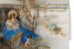 A Mother's Arms Greeting Card A Mother's Arms Greeting Card