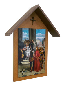 Bertucci Stations of the Cross Simple Poly Wood Outdoor Shrine (Set of 14) Bertucci Stations of the Cross Simple Poly Wood Outdoor Shrine (Set of 14)