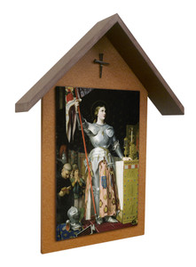 St. Joan of Arc Simple Poly Wood Outdoor Shrine St. Joan of Arc Simple Poly Wood Outdoor Shrine