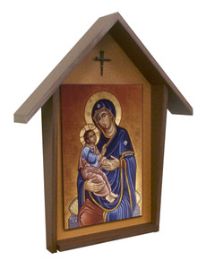 Our Lady of Good Health Deluxe Poly Wood Outdoor Shrine Our Lady of Good Health Deluxe Poly Wood Outdoor Shrine
