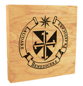 Dominican Crest Rustic Box Art  Dominican Crest Rustic Box Art