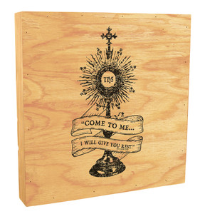 Monstrance Rustic Box Art Monstrance Rustic Box Art