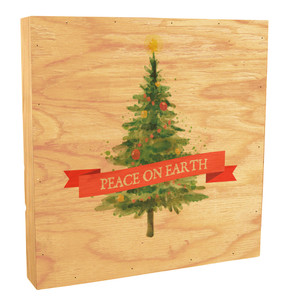 Peace on Earth Rustic Box Art  Peace on Earth Rustic Box Art
