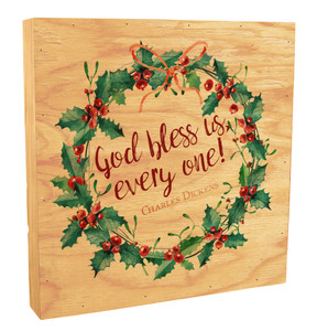 God Bless Us Rustic Box Art  God Bless Us Rustic Box Art