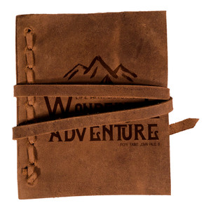 "Wonderful Adventure" Rustic Leather Journal "Wonderful Adventure" Rustic Leather Journal