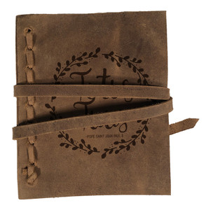 "Totus Tuus" Rustic Leather Journal "Totus Tuus" Rustic Leather Journal