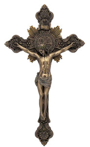 Bronze Benedictine Crucifix Bronze Benedictine Crucifix