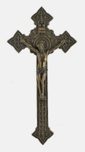 Bronze Crucifix - 9" Bronze Crucifix - 9"