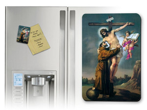 St. Francis with Christ Magnet