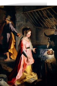 Nativity by Frederico Barocci Christmas Cards  (25 Cards) Nativity by Frederico Barocci Christmas Cards  (25 Cards)