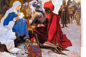 The Three Kings by Maximilian Liebenwein Christmas Cards  (25 Cards) The Three Kings by Maximilian Liebenwein Christmas Cards  (25 Cards)