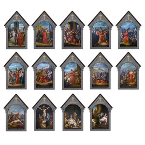 Bertucci Indoor Outdoor Stations of the Cross Aluminum Shrine Prints (Set of 14) Bertucci Indoor Outdoor Stations of the Cross Aluminum Shrine Prints (Set of 14)