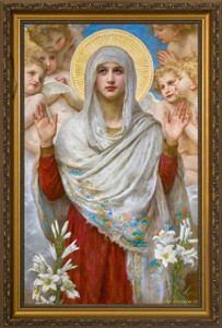 Ora Pro Nobis by Bouguereau Gold Framed Art Ora Pro Nobis by Bouguereau Gold Framed Art