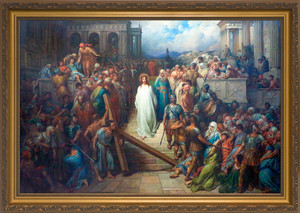 Christ Leaving the Praetorium by Gustave Dore Framed Art Christ Leaving the Praetorium by Gustave Dore Framed Art