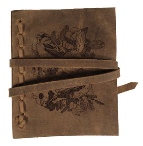 CORAGGIO Lilies and Sparrows Rustic Leather Journal CORAGGIO Lilies and Sparrows Rustic Leather Journal