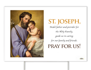 Commemorative St. Joseph Yard Sign Commemorative St. Joseph Yard Sign