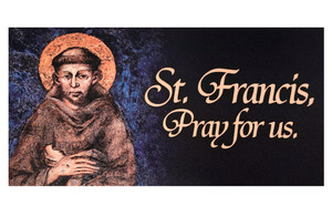 St. Francis Vinyl Bumper Sticker St. Francis Vinyl Bumper Sticker