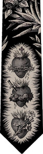 Three Hearts of the Holy Family Tie Three Hearts of the Holy Family Tie