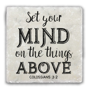 "Set Your Mind" Tumbled Stone Tile "Set Your Mind" Tumbled Stone Tile