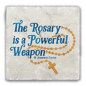 "The Rosary" Tumbled Stone Tile "The Rosary" Tumbled Stone Tile