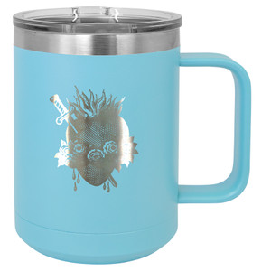 Immaculate Heart 15oz Travel Mug Immaculate Heart 15oz Travel Mug