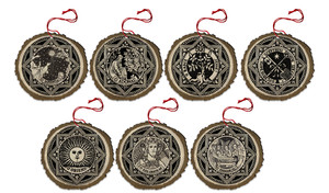 The "O Antiphons" of Advent Ornaments - Set of 7 The "O Antiphons" of Advent Ornaments - Set of 7