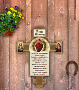 House Blessing Cross Door Hanger House Blessing Cross Door Hanger