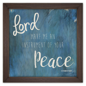 St. Francis of Assisi Framed Quote St. Francis of Assisi Framed Quote
