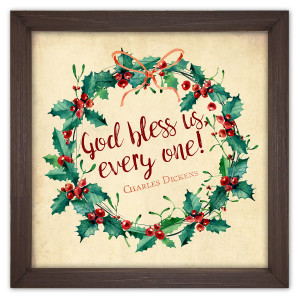 Charles Dickens Framed Quote Charles Dickens Framed Quote