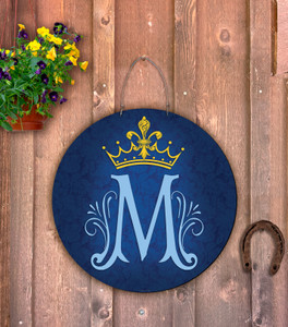 Outdoor Metal Art Marian Emblem 1 Outdoor Metal Art Marian Emblem 1