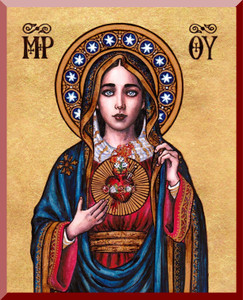 Theophilia Immaculate Heart Wall Plaque Theophilia Immaculate Heart Wall Plaque