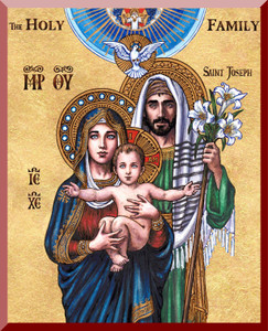 Theophilia Holy Family Icon Wall Plaque Theophilia Holy Family Icon Wall Plaque