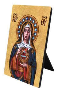 Theophilia Our Lady of Sorrows Desk Plaque Theophilia Our Lady of Sorrows Desk Plaque
