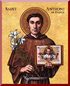 Theophilia St. Anthony of Padua Wall Plaque Theophilia St. Anthony of Padua Wall Plaque