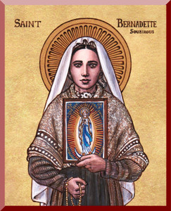 Theophilia St. Bernadette of Lourdes Wall Plaque Theophilia St. Bernadette of Lourdes Wall Plaque
