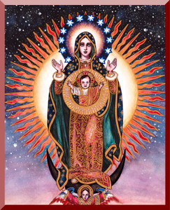 Theophilia Theotokos of the Sign of Guadalupe Wall Plaque Theophilia Theotokos of the Sign of Guadalupe Wall Plaque