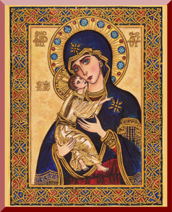 Theophilia Theotokos of Vladimir Wall Plaque