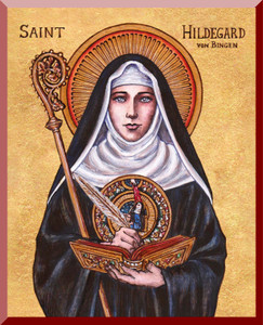 Theophilia St. Hildegard Wall Plaque Theophilia St. Hildegard Wall Plaque