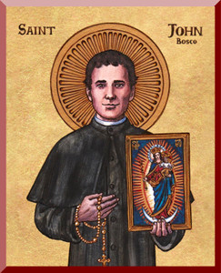 Theophilia St. John Bosco Wall Plaque Theophilia St. John Bosco Wall Plaque
