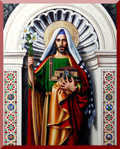 Theophilia St. Joseph Guardian of Church Wall Plaque