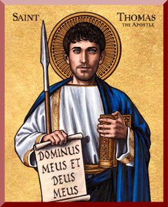 Theophilia St. Thomas the Apostle Wall Plaque Theophilia St. Thomas the Apostle Wall Plaque