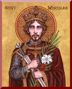Theophilia St. Wenceslaus Wall Plaque Theophilia St. Wenceslaus Wall Plaque
