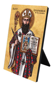 Theophilia St. Athanasius Desk Plaque Theophilia St. Athanasius Desk Plaque
