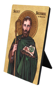 Theophilia St. Brendan the Navigator Desk Plaque Theophilia St. Brendan the Navigator Desk Plaque
