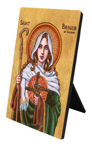 Theophilia St. Brigid of Ireland Desk Plaque Theophilia St. Brigid of Ireland Desk Plaque