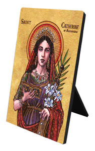 Theophilia St. Catherine of Alexandria Desk Plaque Theophilia St. Catherine of Alexandria Desk Plaque