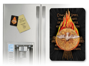 Holy Spirit with Fire Magnet Holy Spirit with Fire Magnet