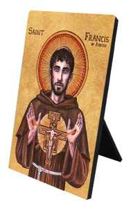 Theophilia St. Francis of Assisi Desk Plaque Theophilia St. Francis of Assisi Desk Plaque