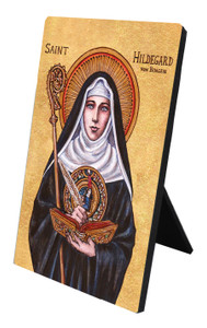 Theophilia St. Hildegard Desk Plaque Theophilia St. Hildegard Desk Plaque